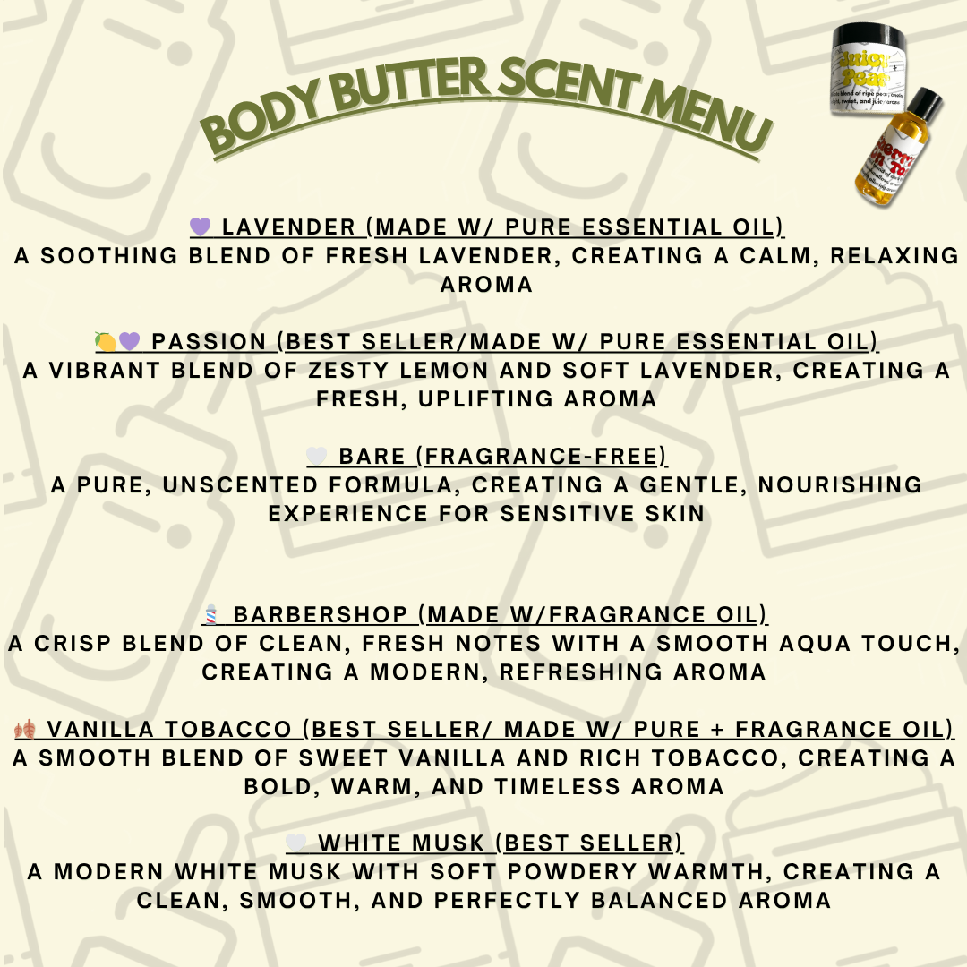 Body Butters | 4oz, 8oz, & 16oz
